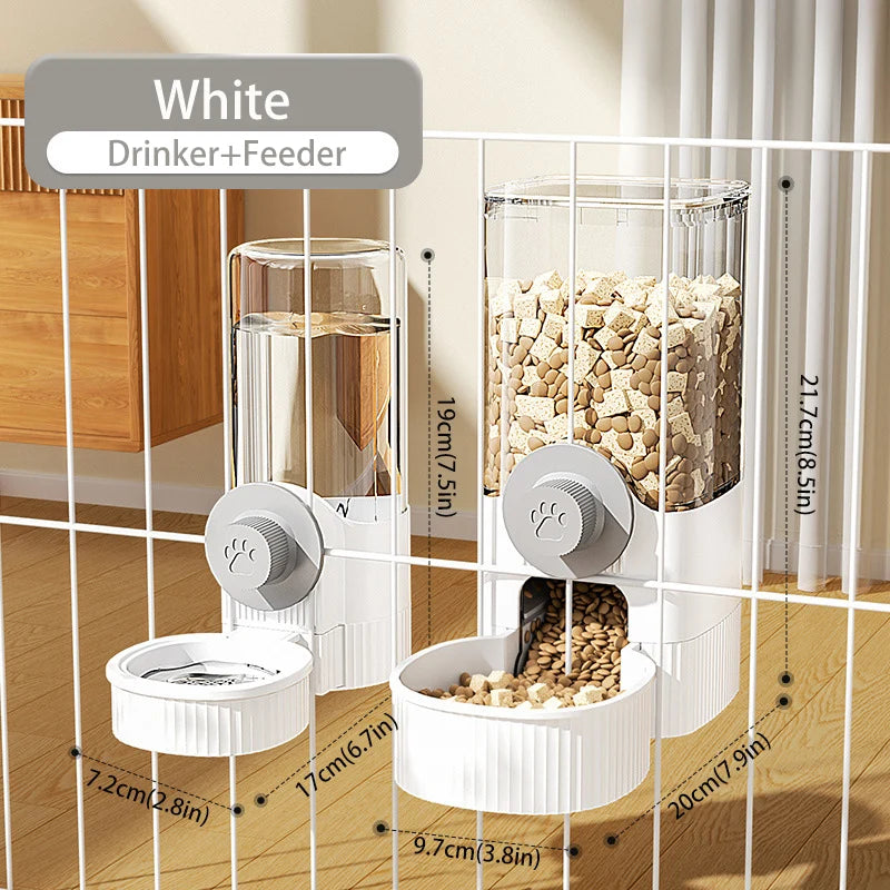 Bol pour animaux avec distributeur à gravité pour alimentation automatique