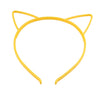 Yellow cat ear headband for girls and kids