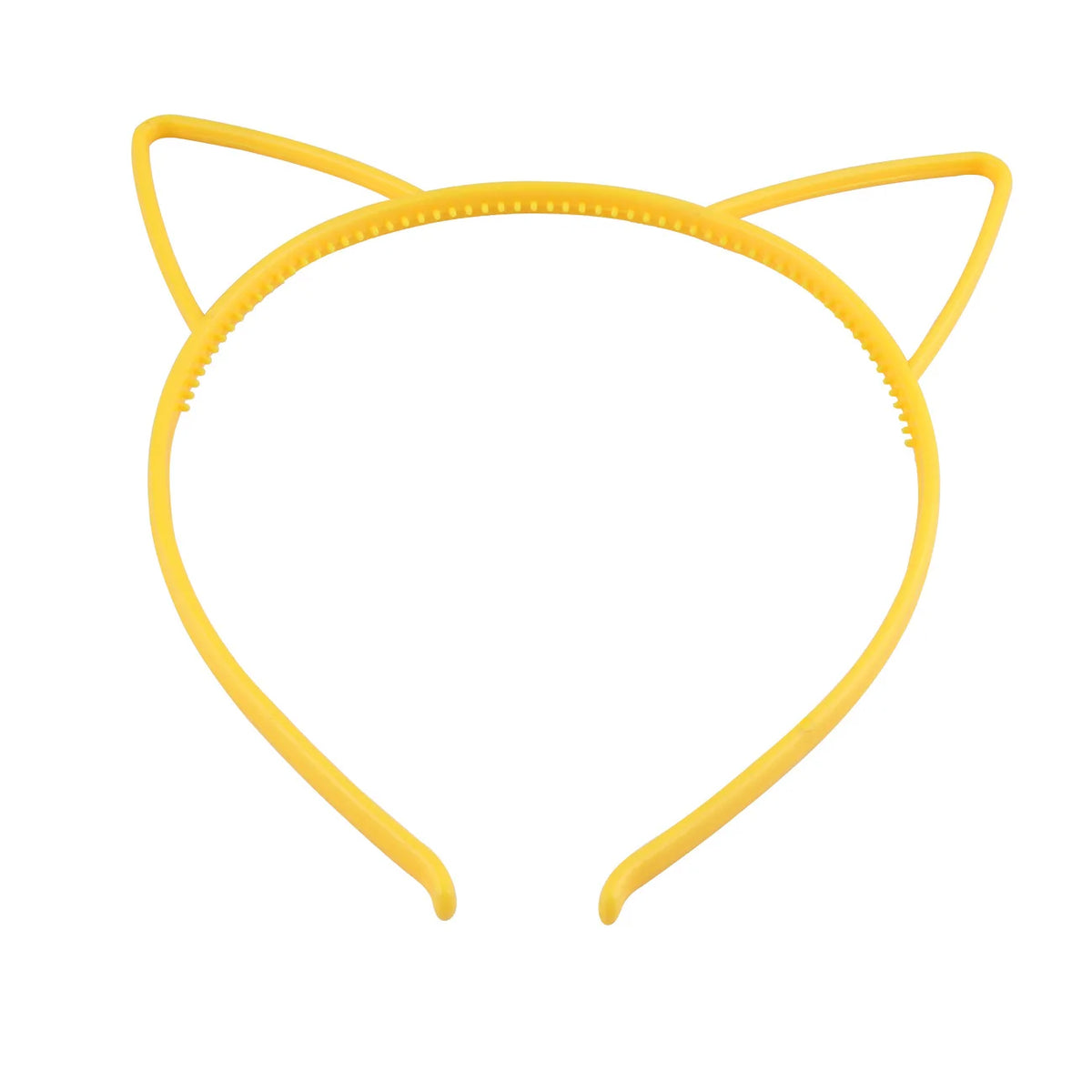 Yellow cat ear headband for girls and kids