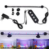 Juego de iluminación LED para acuarios sumergibles con barra flexible y unidad de energía separada.