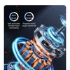 Close-up view of a powerful electric pet nail grinder with glowing blue accents and metal components.