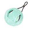 Light green pet sun hat with ear holes for dogs and cats