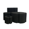 Black biochemical sponge filter designed for aquarium air pumps.