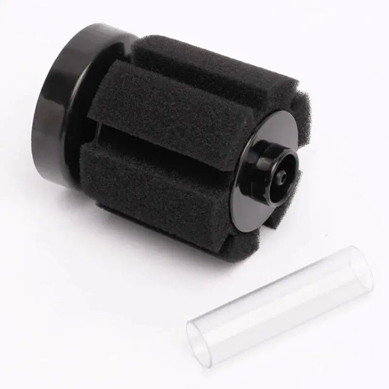 Black biochemical sponge filter designed for aquarium air pumps