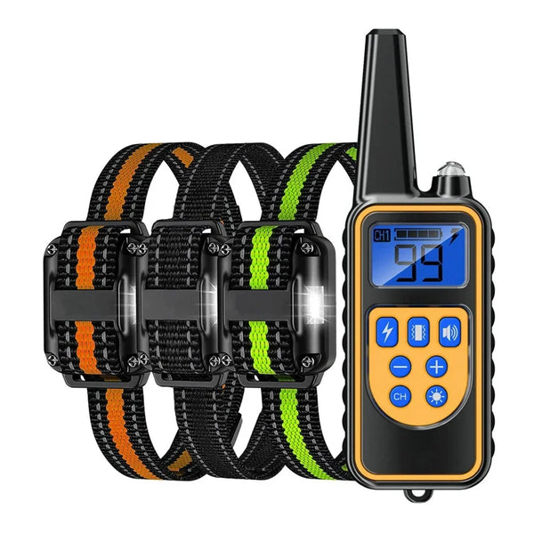 Remote Dog Training Collar with LCD Display and 800m Range