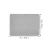 Extra-Large double-layer cat litter mat with honeycomb texture in light gray
