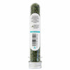 A glass jar of Catnip containing dried green plant material for feline relaxation