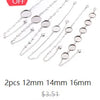 A set of 2 pieces of antique silver wing charms in sizes 12mm, 14mm, and 16mm for jewelry making.