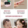 A set of adorable flower-shaped baby hair clips in various colors and sizes for infants