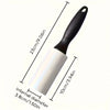A white lint roller with a black handle and internal diameter of 3.8cm for pet hair removal.