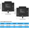 Black HS-260A and HS-360A aquarium air pumps with 115mm length and cord.