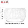 Clear stretchy bird cage seed guard net measuring 30cm wide and 150-180cm long