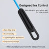 Black soft mesh aquarium fish nets with non-slip handles designed for control and fatigue-free use