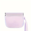 A light purple silicone pouch designed for portable dog treats.
