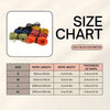 Size chart showing rope lengths and widths for S, M, L, and XL sizes of a heavy-duty waterproof dog leash.