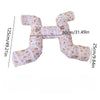 A white fabric foldable cat play tunnel for indoor exercise, measuring 80cm long.