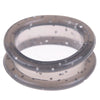 A clear silicone ring with small particles, likely a silica gel hair scissors set.