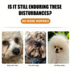 Tres perros mostrando diferentes condiciones del pelo: marca de rasgadura, pelaje seco y áspero, y pelo fácilmente enmarañado