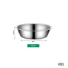 A stainless steel pet feeding bowl with a diameter of 12cm and a depth of 3.5cm.