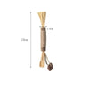 A bundle of natural wooden teething sticks for cats, showing the length and texture of the sticks.