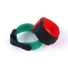 Collar suave para gallina con tela roja y verde para silenciar gallos.