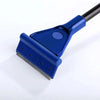 A blue 5-in-1 aquarium cleaning tool set with a handle and a flat cleaning blade.