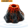 Rocher sombre et poreux ressemblant à une structure volcanique, utilisé pour la décoration de simulation de paysage aquarique