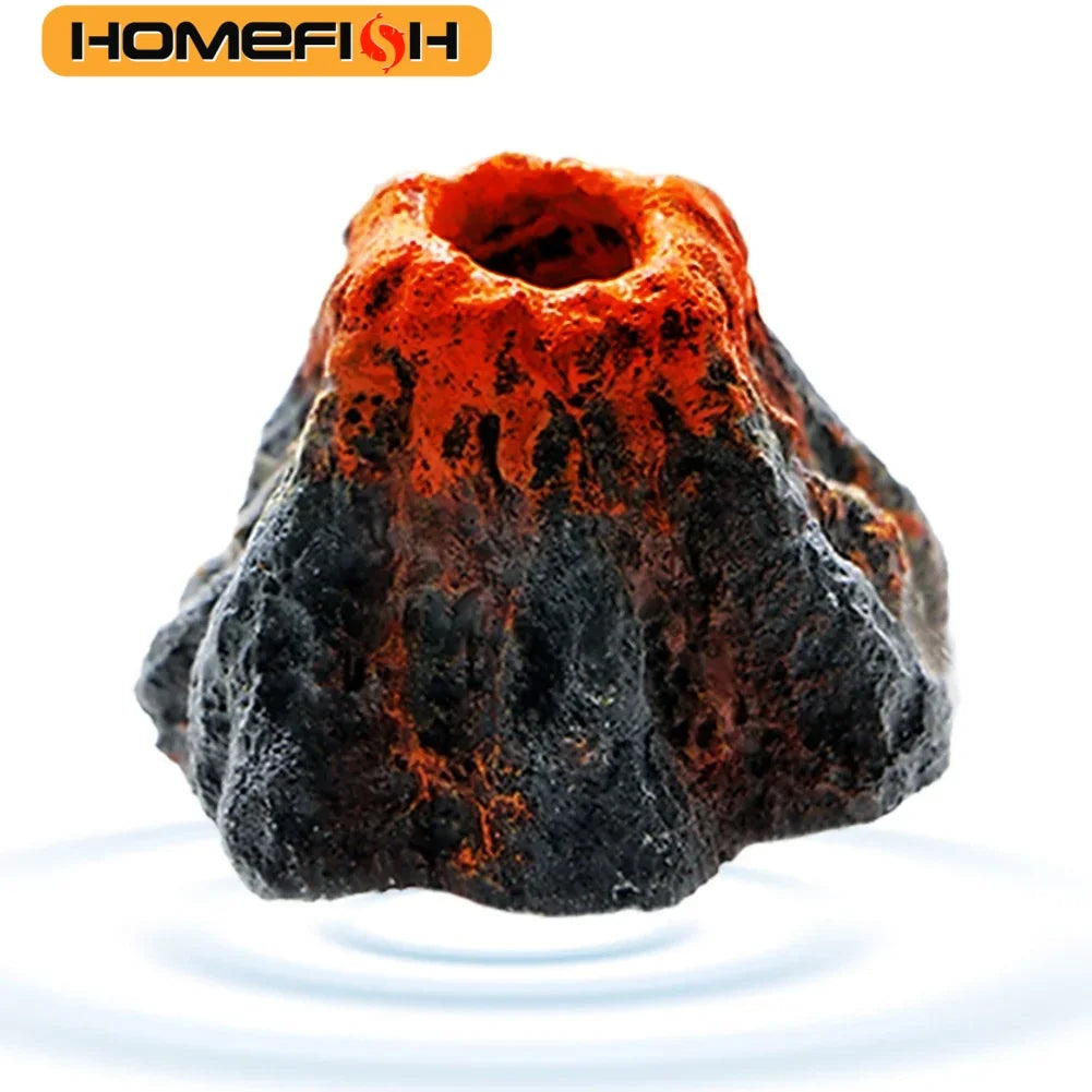 Rocher sombre et poreux ressemblant à une structure volcanique, utilisé pour la décoration de simulation de paysage aquarique