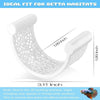 White 3D printed floating hammock for betta fish habitat decor