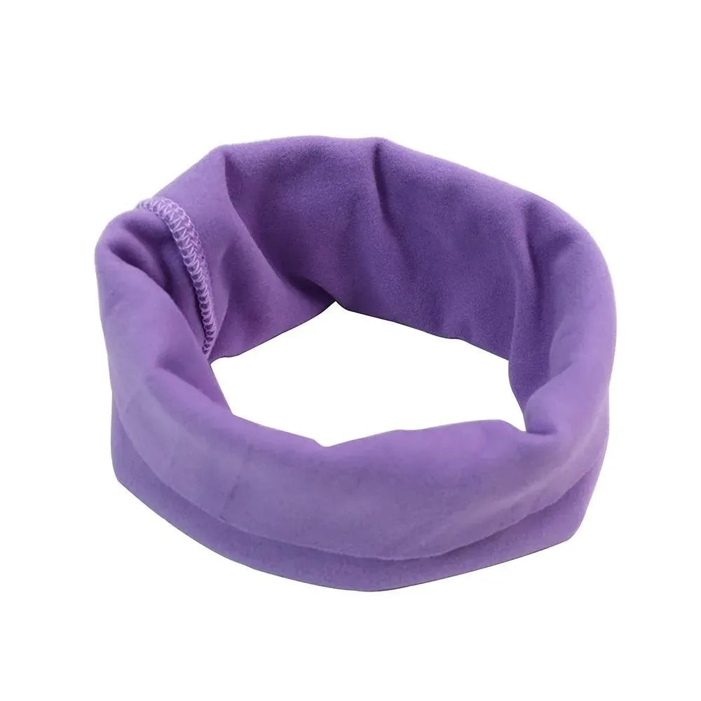 Purple soundproof pet ear muffs for comfort and noise reduction