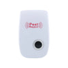 A white ultrasonic pest reject device with a circular opening.