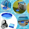 Image showing various types of pet pools including an inground pool, above-ground pool, and beach pool.