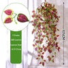 Artificial green ivy wall hanging vine with 5 forks and 168 leaves