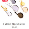 Ten classic antique silver wing charms for jewelry making sold in a set of ten.