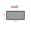 Porte en treillis rectangulaire, dimensions de 72cm par 110cm.