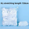 Durchsichtiger Plastiksack mit XL-Strecklänge 150 cm, wiederverwendbare Unterlage für Kaninchen- und Hamsterkäfige.