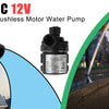 DC 12V brushless motor water pump for irrigation systems