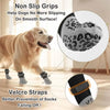 Dog anti-slip grips and velcro straps designed to prevent slipping on smooth surfaces
