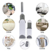 A set of reusable lint remover brushes for car, bed, carpet, sofa, pets, and clothes.