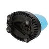Black and blue submersible aquarium water pump with adjustable flow.