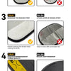 Comparison chart showing six major differences between true and false pet hair remover electrostatic gloves for cats and dogs