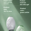 A green and white multi-use hair remover tool shown in a close-up view.