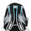 Black and gray lightweight breathable backpack designed for pets