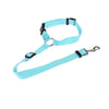 Light blue adjustable two-in-one dog harness and leash