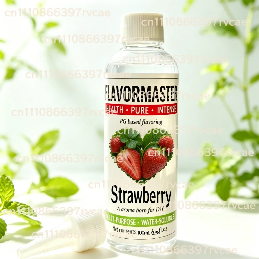 Flasche mit Erdbeergeschmack für DIY-Flüssigmischantersmittel