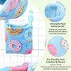 Ultra-Soft Plush Gentle on Ski pet hammock and hideout set featuring colorful prints