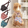 Goldener Retriever Hund mit patriotischem Muster und wiederverwendbaren Unterhosen.