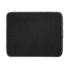 Black waterproof double-layer cat litter mat with an anti-slip base