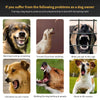 A collage of dog owners dealing with barking habits, showing various emotional reactions like screaming and growling.