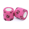 Vendas adhesivas rosas para tatuajes para mascotas en rollo